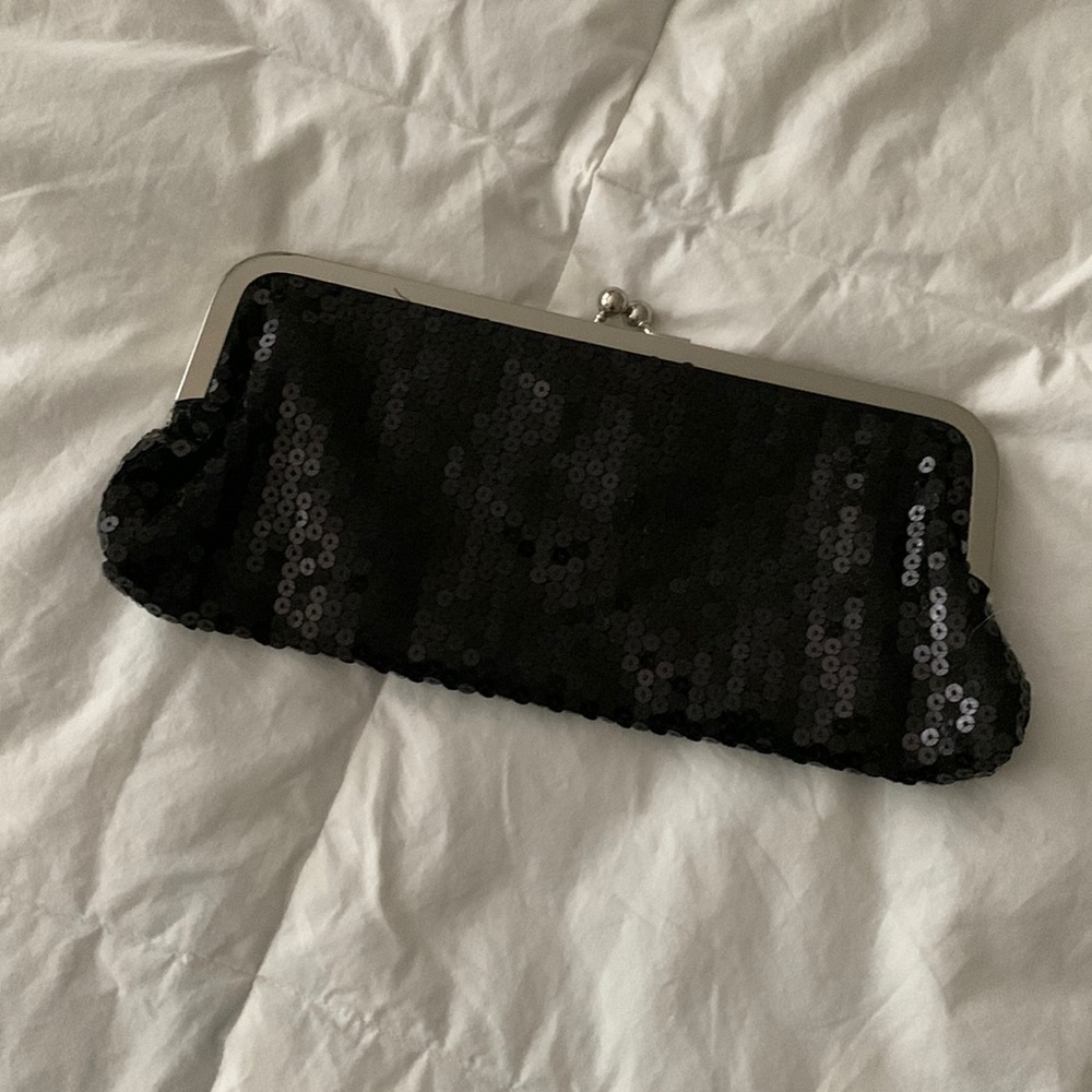 Loft Ann Taylor sequin clutch